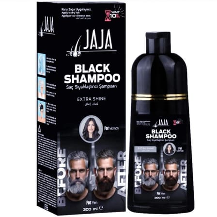 Jaja Black Hair Beyaz Saçları Siyahlaştıran Şampuan 300 ML