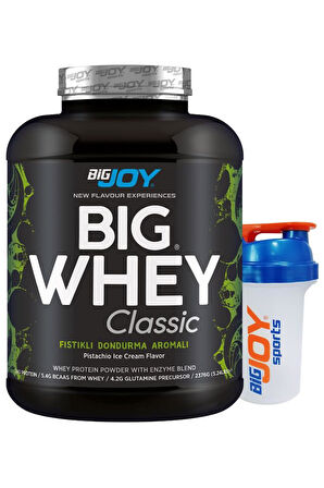 Bigjoy Sports Big Whey Classic Whey Protein ANTEP FISTIKLI DONDURMA 72 Servis 2376gr Protein Tozu