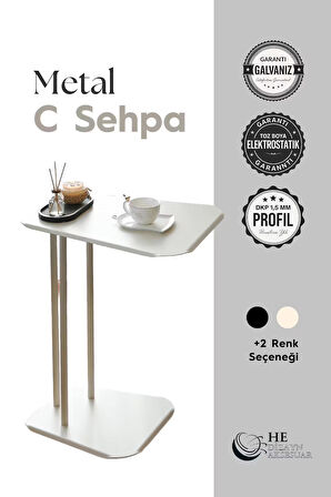 C Sehpa Koltuk Sehpası Yan Sehpa Zigon Sehpa Servis ve Kahve Seehpası