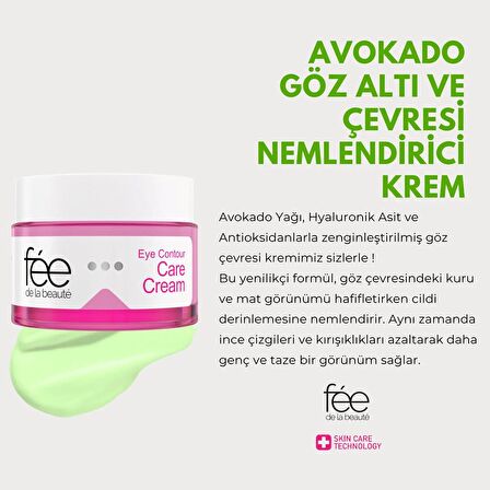 Avokado Göz Altı Ve Çevresi Kremi Nemlendirici,aydınlatıcı Moisturizing & Anti-blemish Eye Cream 50mL