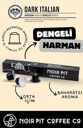 Italian Dark 30 Adet Kapsül Kahve