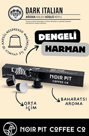Dark Italian 60 Adet Kapsül Kahve