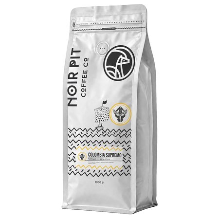 Noir Pit Coffee Co. Colombia Supremo Çekirdek Kahve 1000 G