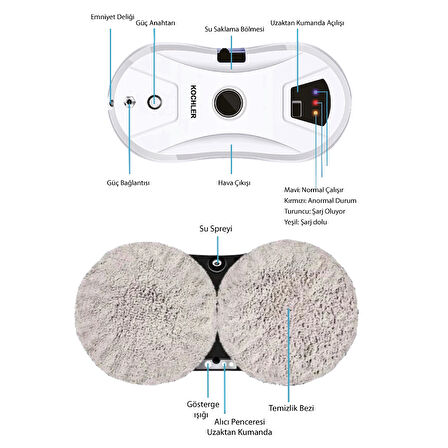 Akıllı Cam Silme Robotu - Vakumlu Cam Silme - Cam Temizleme Robotu