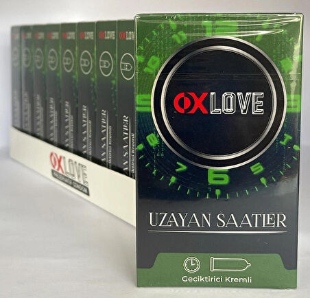 OXLOVE Uzayan Saatler Geciktirici Kremli Prezervatif 10'lu