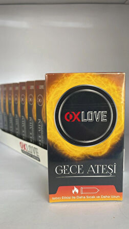 OXLOVE Gece Ateşi Prezervatif 10'lu
