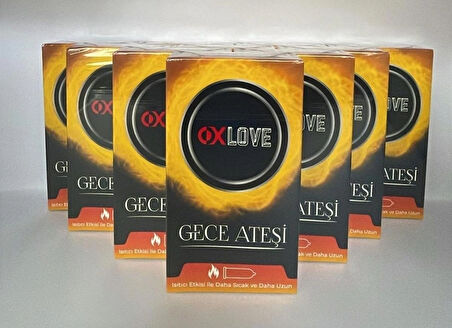 OXLOVE Gece Ateşi Prezervatif 10'lu