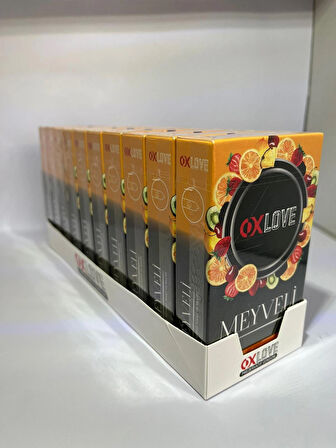 OXLOVE Meyve Aromalı Prezervatif 10'lu