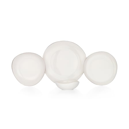 Schafer Durell Yemek Takımı 24 Parça-Platin