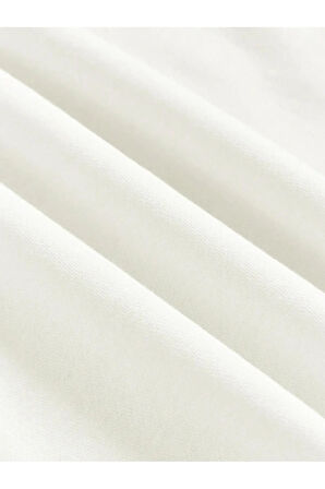 Unisex Oversize Bisiklet Yaka Basic Orange Cocktail Baskılı Sweatshirt - EKRU