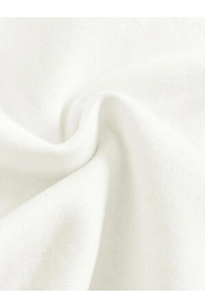 Unisex Oversize Bisiklet Yaka Basic Orange Cocktail Baskılı Sweatshirt - EKRU