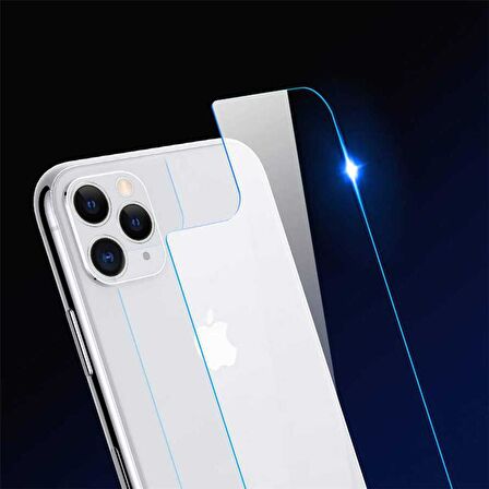 Ceponya Apple Uyumlu iPhone 11 Pro Max Maxi Glass Arka Temperli Cam Koruyucu