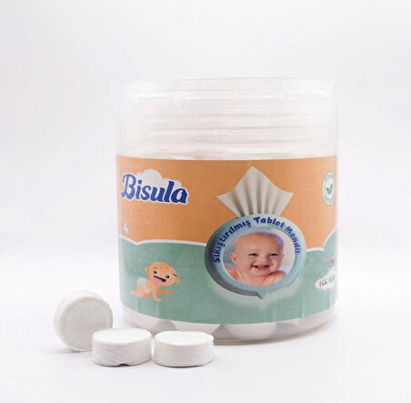 BiSula sıkıştırılmış tablet bebek bakım mendili 