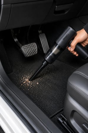 Enkado Vacuum Pro II Şarjlı Araç Süpürgesi 17000 Pa Kablosuz El Süpürgesi HEPA Filtreli 9 Aparatlı 100W Mini Süpürge