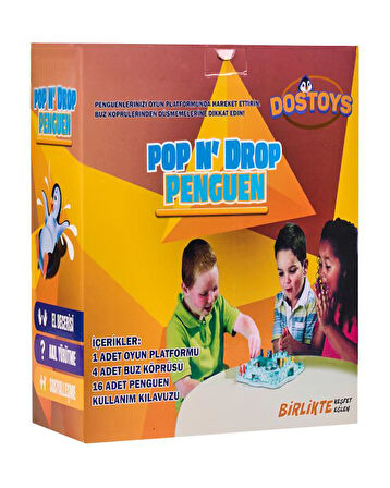 Dostoys Pop N Drop Penguen Kutu Oyunu