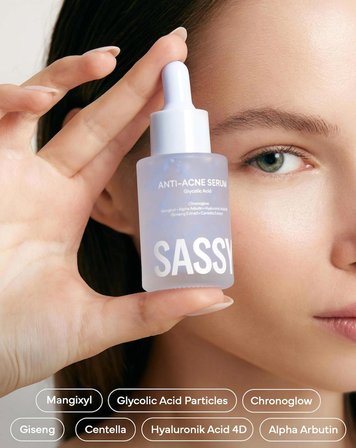 Sassy Go Anti-acne Sebum Dengeleyici Gözenek Karşıtı Serum ( Arbutin & Glycolic Acid ) 30ml