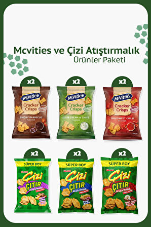 McVitie's-Çizi Atıştırmalık Kraker Paketi