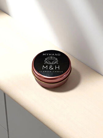 MyHand Soyawax Rose Teneke Gül Güzeli Esans Kokulu Mum 60 Gr