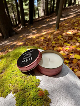 MyHand Soyawax Rose Teneke İnfinity Esans Kokulu Mum 60 Gr