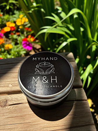 MyHand Soyawax Gümüş Teneke Kokusuz Mum 60 Gr