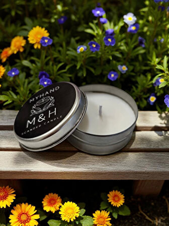 MyHand Soyawax Gümüş Teneke Amour Eternal Esans Kokulu Mum 60 Gr