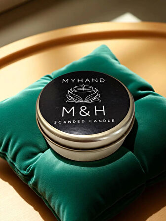 MyHand Soyawax Gold Teneke Gül Güzeli Esans Kokulu Mum 60 Gr
