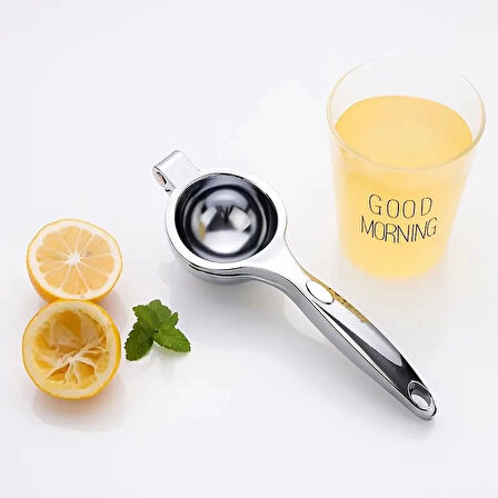 MyBru Paslanmaz Çelik Limon Sıkacağı (Narenciye sıkacağı)