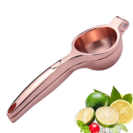 MyBru Rose Paslanmaz Çelik Limon Sıkacağı Narenciye sıkacağı (Büyük Boy)