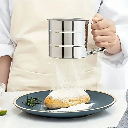 MyBru Metal Basmalı Un Eleği