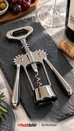 Professional Metal Tirbüşon Şarap Şişe Açacağı Türbişon Tirbişon