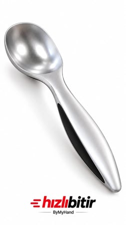 ByMyHand Paslanmaz Çelik Dondurma Kaşığı 17 Cm