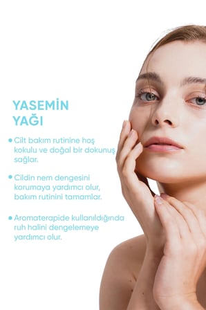 Yasemin Yağı %100 Saf - Duygusal Denge, Cilt Bakımı Ve Aromaterepi Serum 20 ml