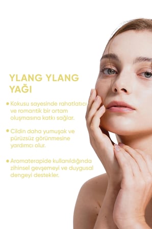 Ylang Ylang Yağı   - Duygusal Denge, Cilt Ve Saç Bakımı Serum 20 Ml