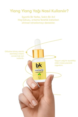 Ylang Ylang Yağı   - Duygusal Denge, Cilt Ve Saç Bakımı Serum 20 Ml
