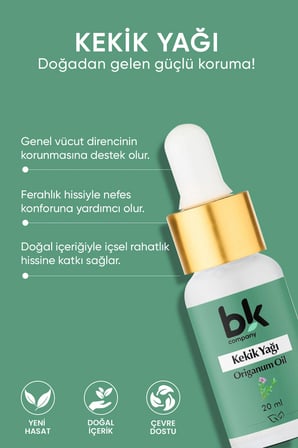 Kekik Yağı %100 Saf - Güçlü Arınma, Derin Korumu ve Doğal Denge Serum 20 Ml