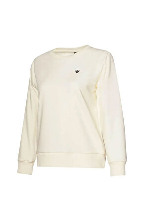 Kadın Hml Conas Sweatshirt - Beyaz | L
