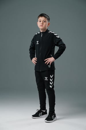 Hummel Line Kamp Eşofman Üstü Siyah Çocuk