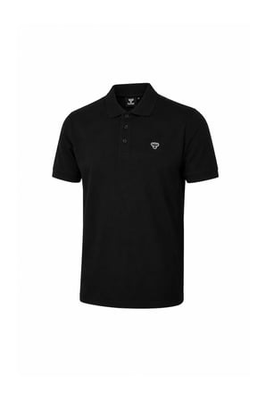 hummel Trona Polo 912358-2001 Siyah Erkek Polo Yaka T-Shirt