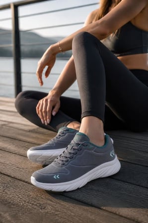 hummel Tomson 26 900898-2267 Unisex Koyu Gri Yürüyüş/ Koşu Ayakkabısı