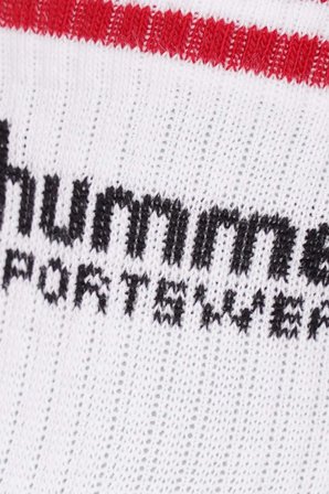 Hummel Campus 970391-9829 Beyaz/ Kırmızı Unisex Çorap