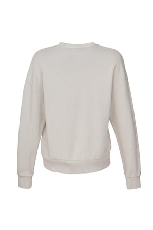 hummel Dellax Sweatshirt 922548-9719 Krem Kadın Sweatshirt