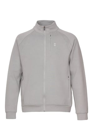 Hummel Pamuklu Dik Yaka Fermuarlı Sweat Erkek SWEAT 922581-2521 GRİ