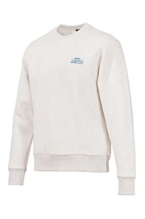 Hummel Regular Fit Logolu Bisiklet Yaka Sweat Erkek SWEAT 922565-9098 KREM