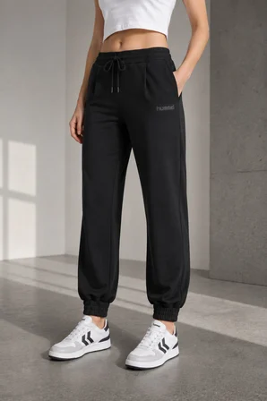 hummel LEMBER 932528-2001 Siyah Kadın Eşofman Altı