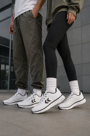 hummel Tyro Flex 900958-9124 Unisex Beyaz Günlük Ayakkabı 