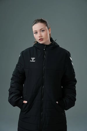 Hummel Dream Anorak Uzun Mont Siyah