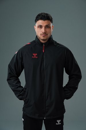 Hummel Line Yağmurluk Siyah-Kırmızı