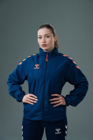 Hummel Line Yağmurluk Lacivert-Turuncu