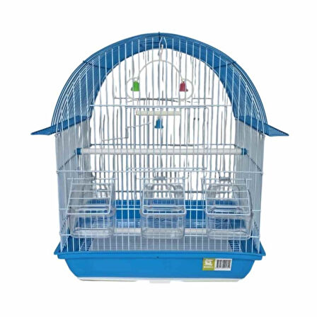 Nanbell 3 Yemlik Sürgülü Izgaralı İthal Kuş Kafesi 37X28X48cm