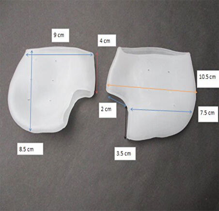 Medikalcim Silikon Koruyucu Ayak Bileği Jel Desteği Ağrı kesici Plantar Fasiit Topuk Dikeni
